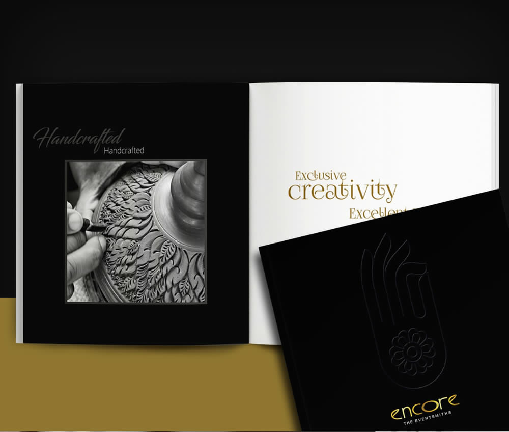 Encore Events Brochure Design