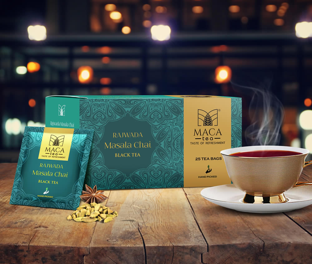 Maca Tea Packaging Design